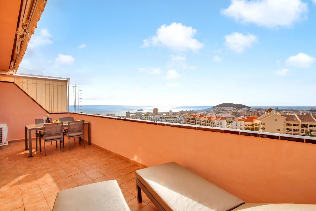 Top Floor, Sea View, Huge Terrace, Heated Pool, Garage ลอส กริสเตียนอส ภายนอก รูปภาพ
