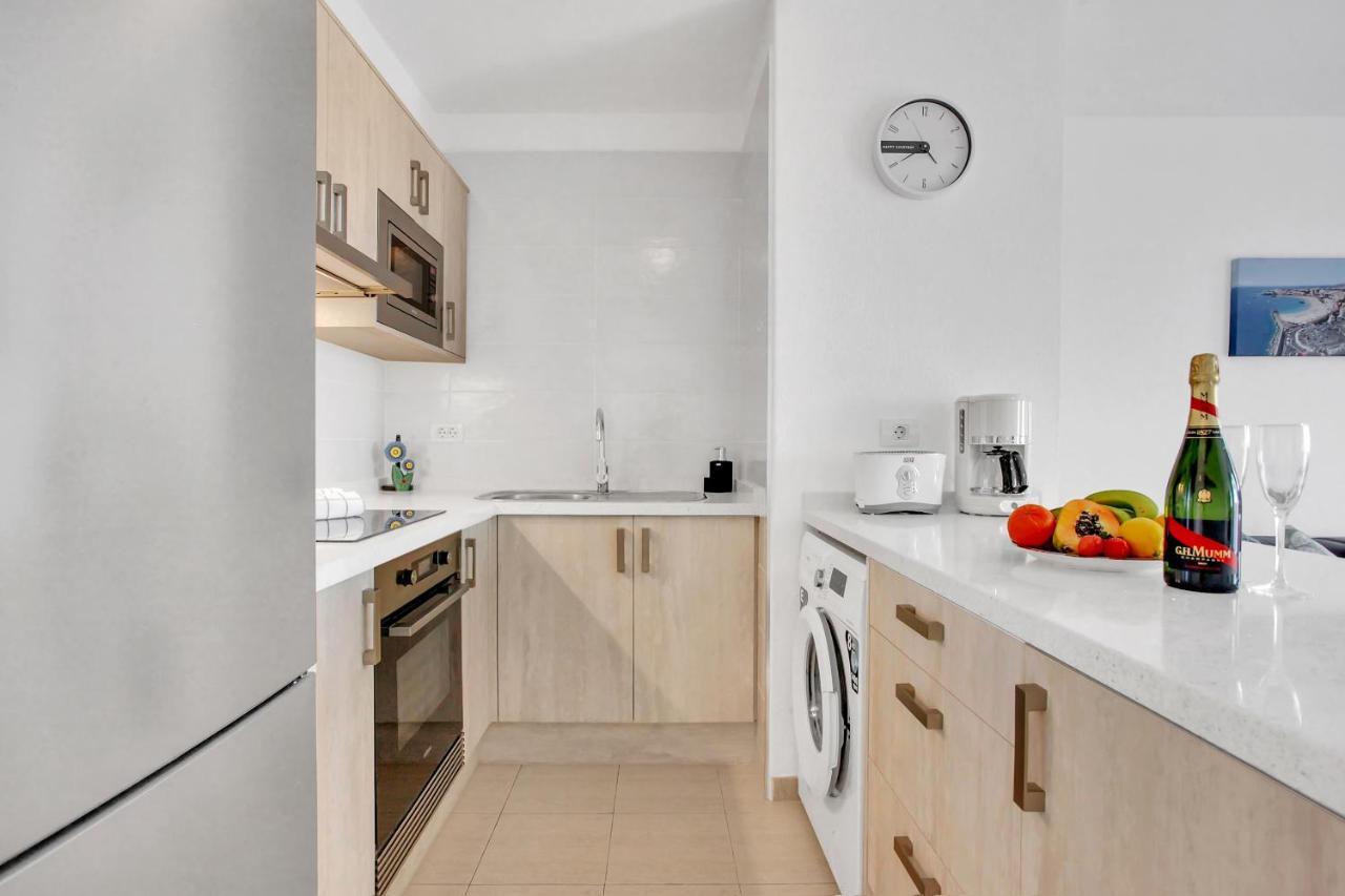 Top Floor, Sea View, Huge Terrace, Heated Pool, Garage ลอส กริสเตียนอส ภายนอก รูปภาพ