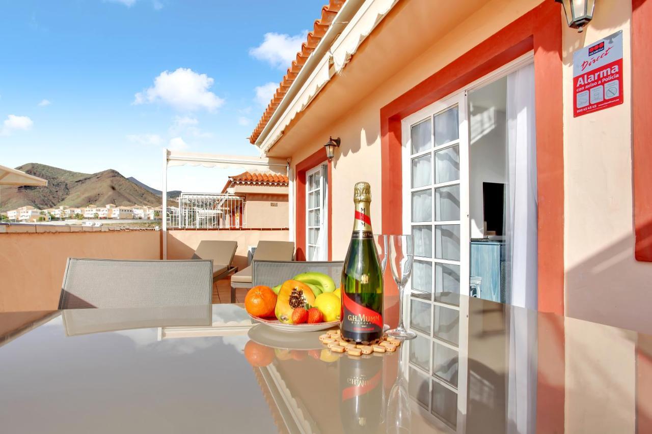 Top Floor, Sea View, Huge Terrace, Heated Pool, Garage ลอส กริสเตียนอส ภายนอก รูปภาพ